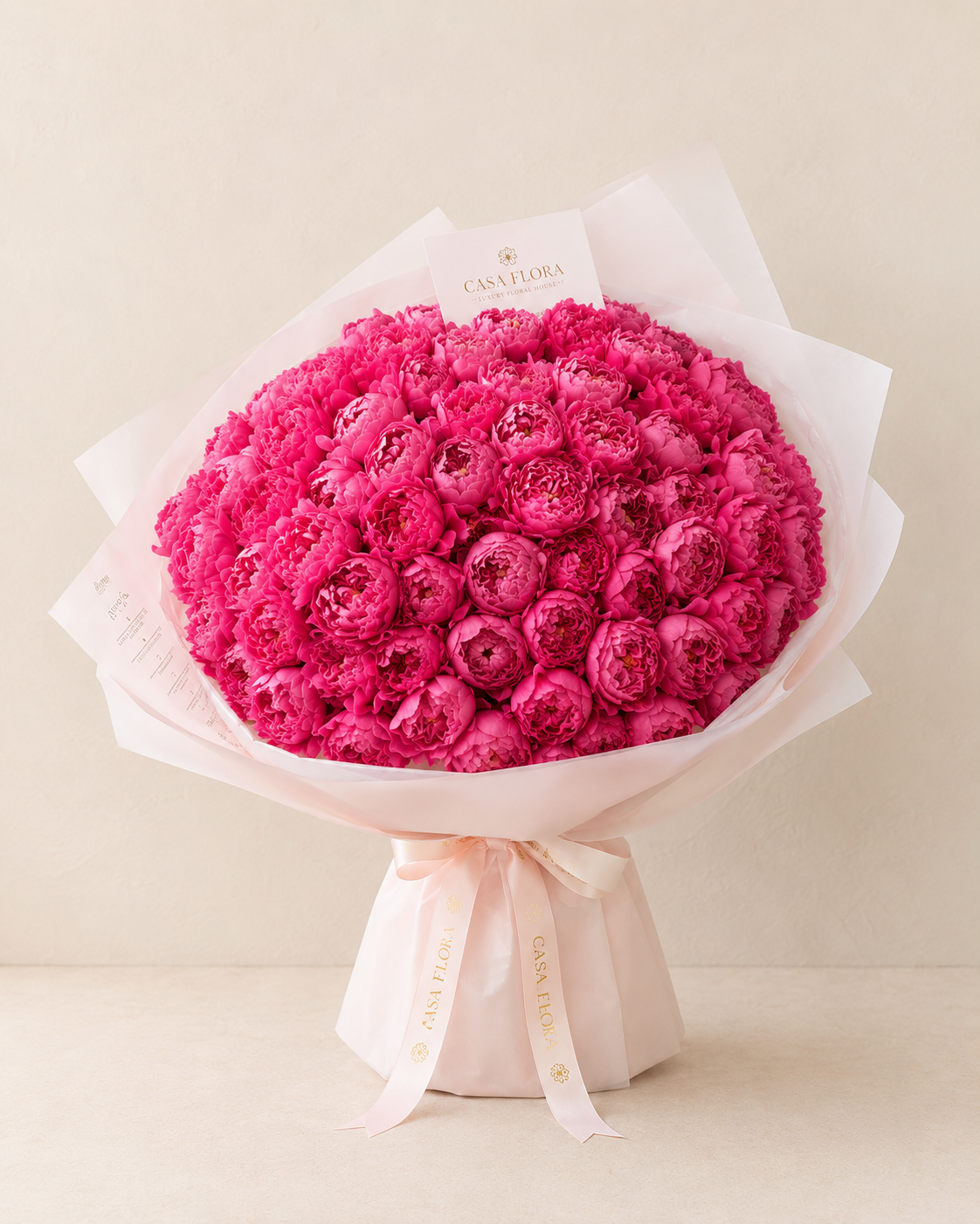 PEONY ROSES BOUQUET
