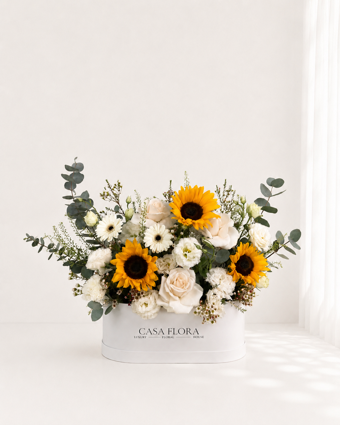 Pure White Oval