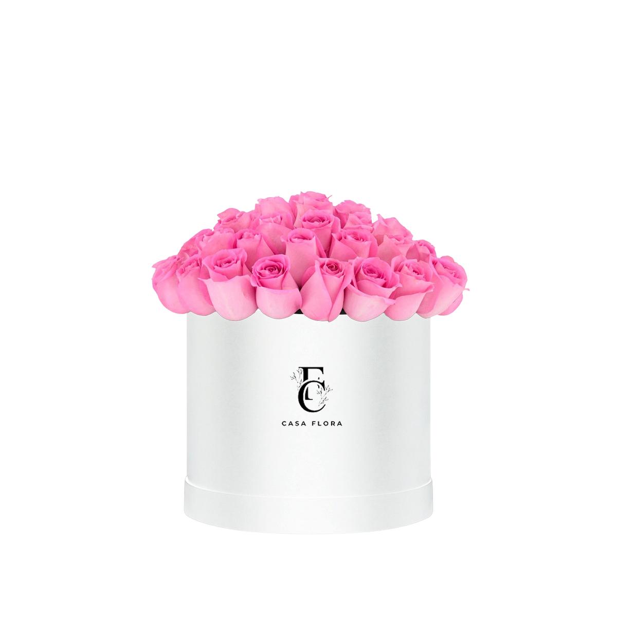 Classic Pink Roses Hatbox