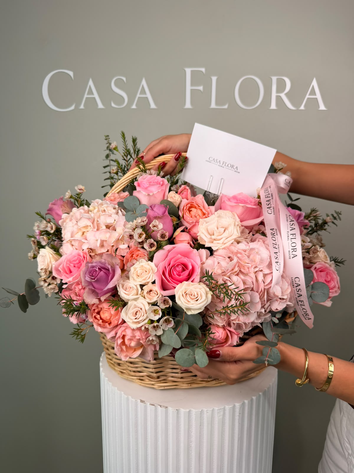 Blush Elegance Basket
