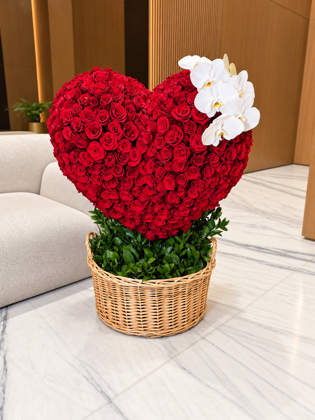 350 Roses 3D Heart