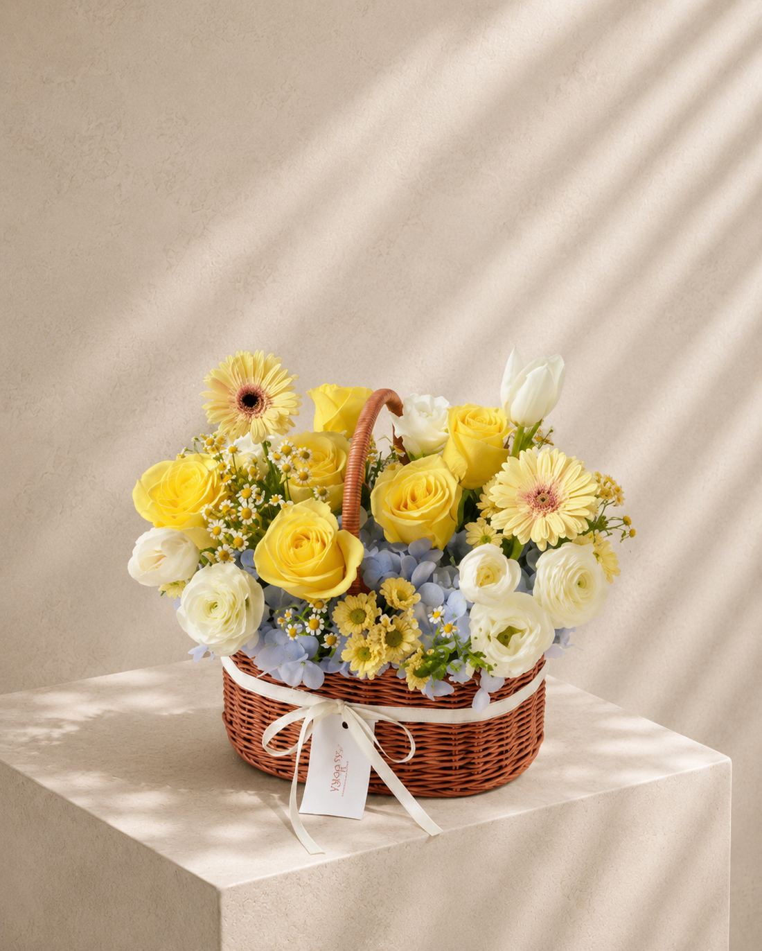 Yellow Garden Basket