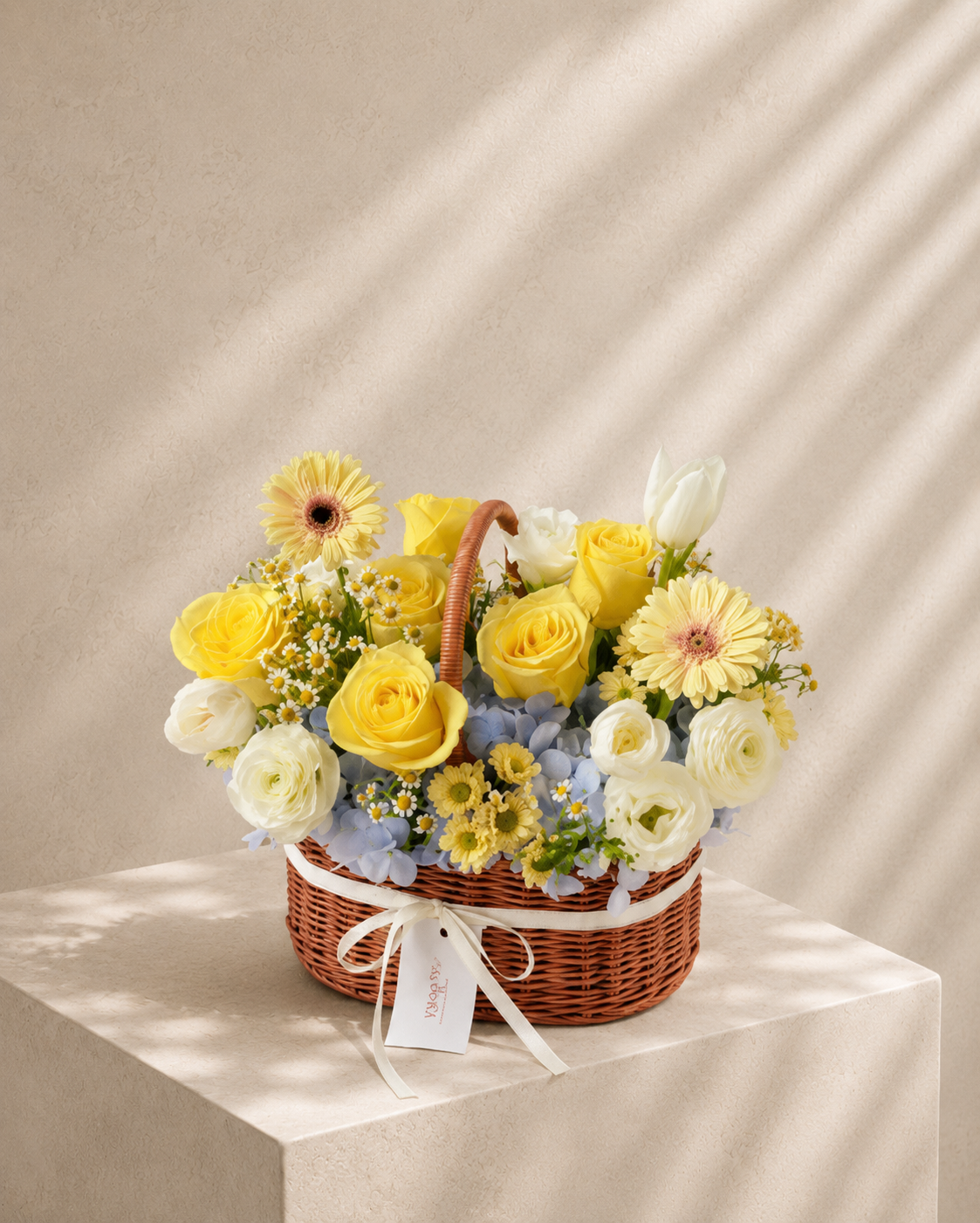Yellow Garden Basket