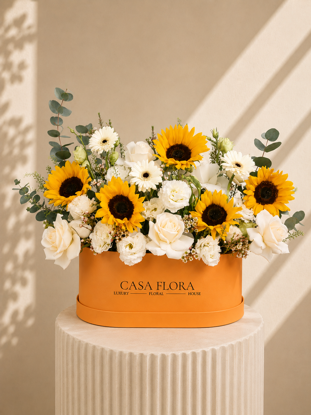 Sunlit orange Oval