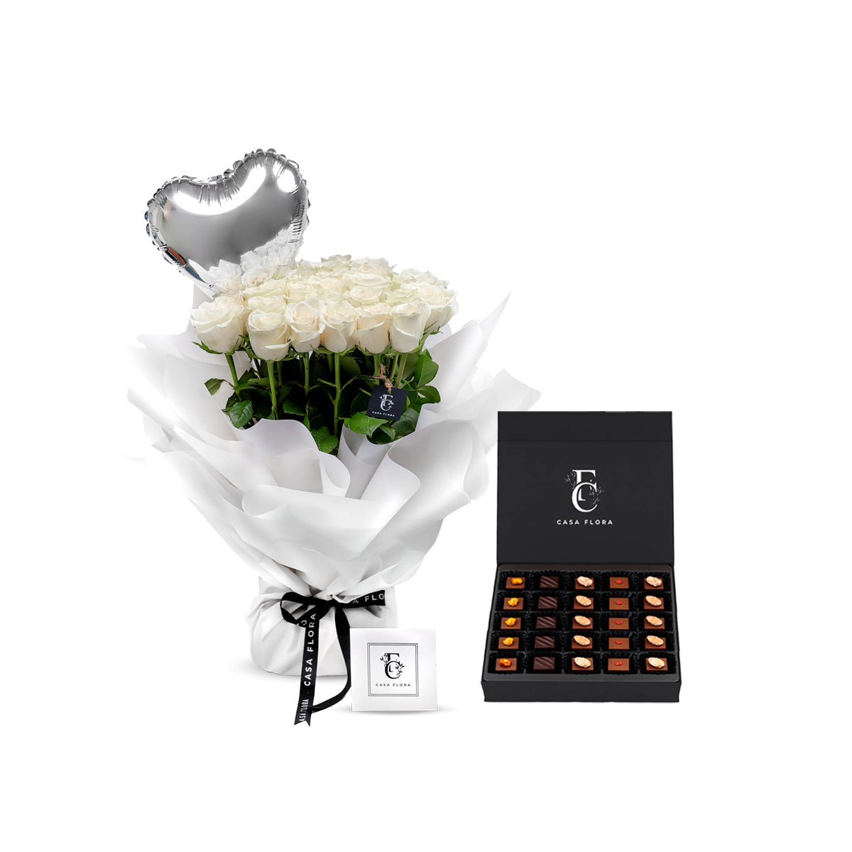Hearts in Bloom silver combo