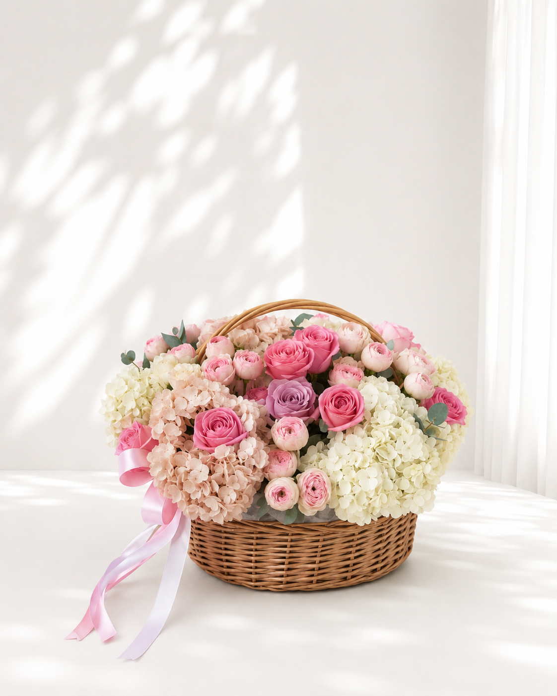 Blush Elegance Basket