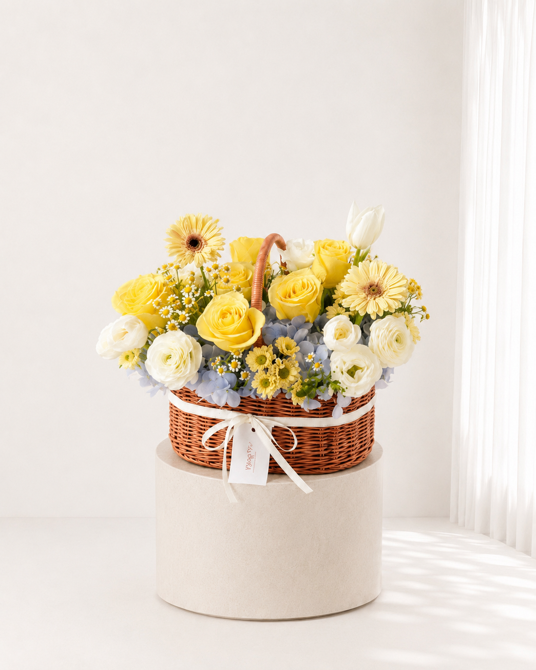 Yellow Garden Basket