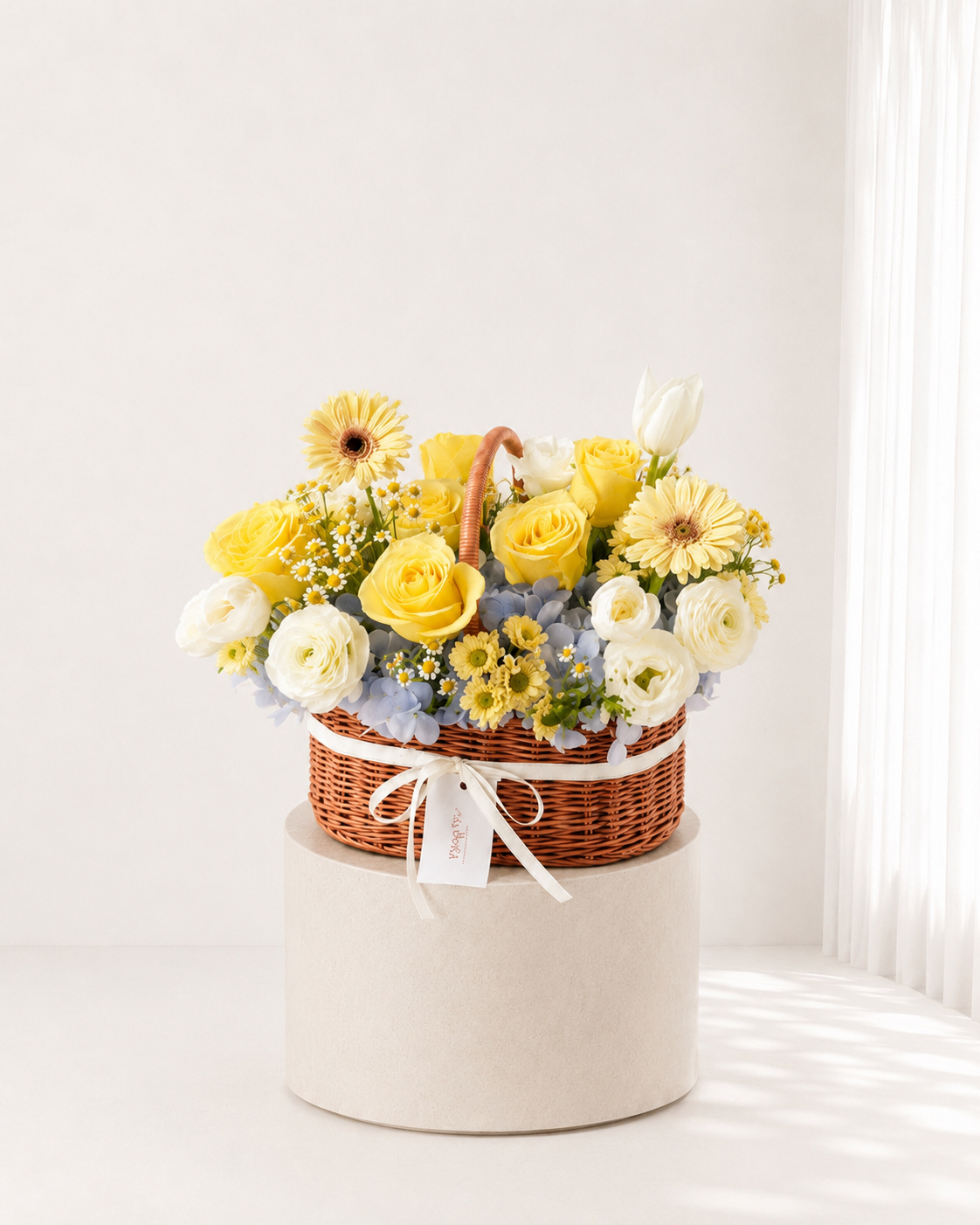 Yellow Garden Basket