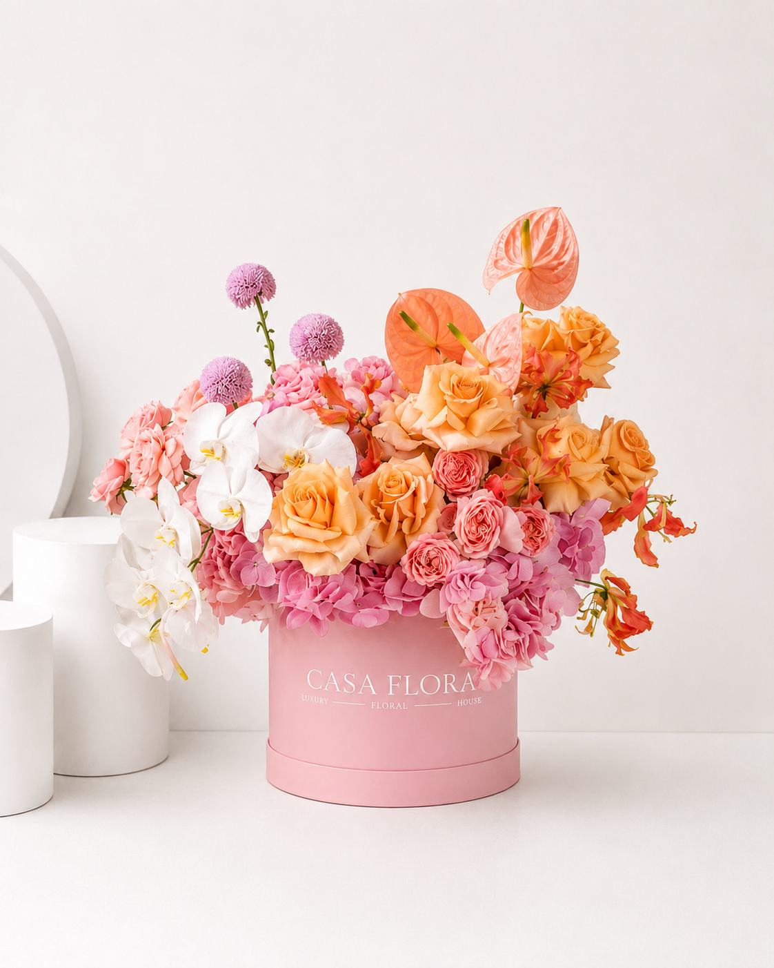 Sunset Blush Orchid Box