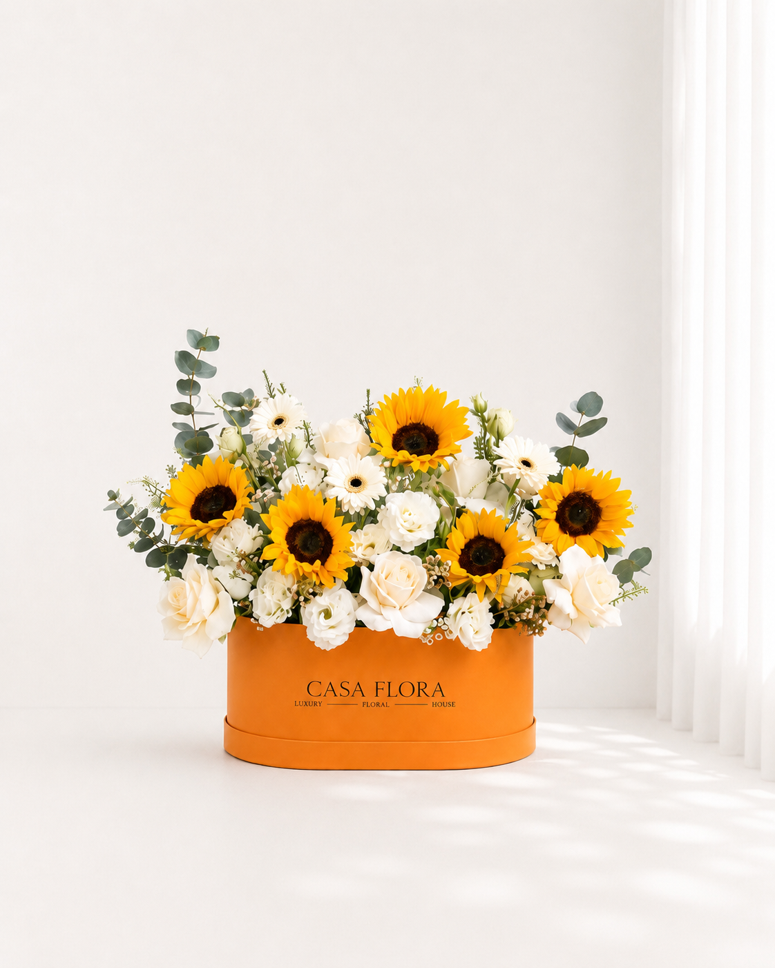 Sunlit orange Oval