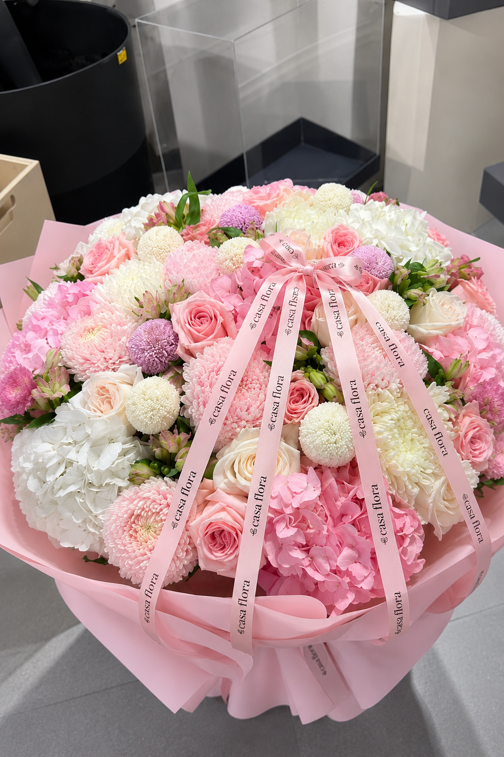 Pink Hydrangeas Bouquet