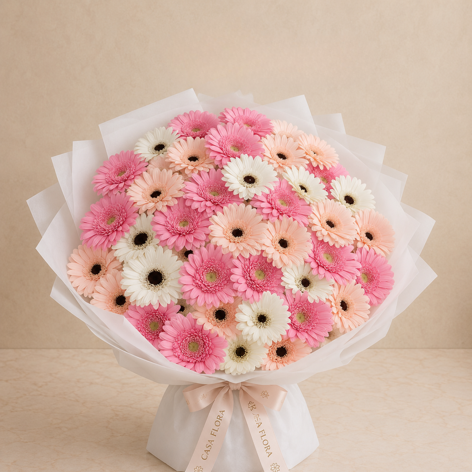 PASTEL GERBERA BOUQUET